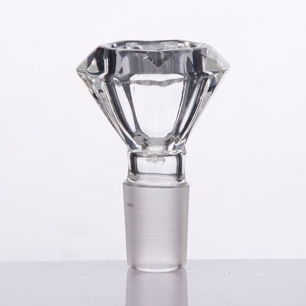 Diamond Style Herb Holder Smoking Accessories Glass Bowl 14MM Male Joint Slide Smoke Accessory For Bong Rig