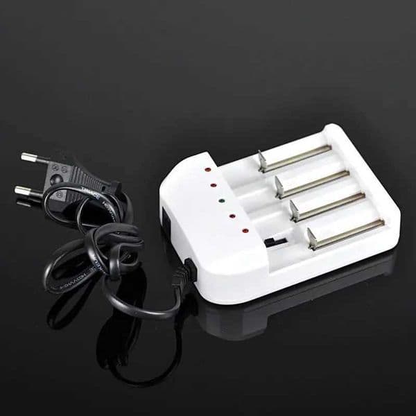 New Arrival 1.2V 1.5V 3.6V 4.2V 1.5A Smart Charger 4 Slots Rechargeable Battery Charger For Lithium Battery AA AAA None EU US Plug T250114
