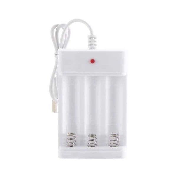 New Arrival Universal USB Charger Output 3 Slot Battery Charger Adapter For AA/AAA Battery Rechargeable Charge Battery Charging Tools T250114