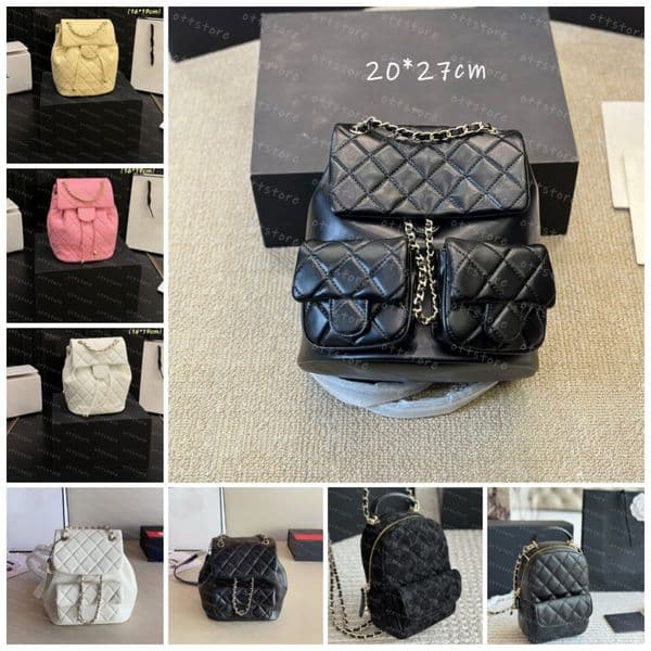 Mirror quality Designers knapsack Fashion Womens leather Mini Backpack Luxury crossbody small purse sac Lolita Style Student bookbag designer pink back pack