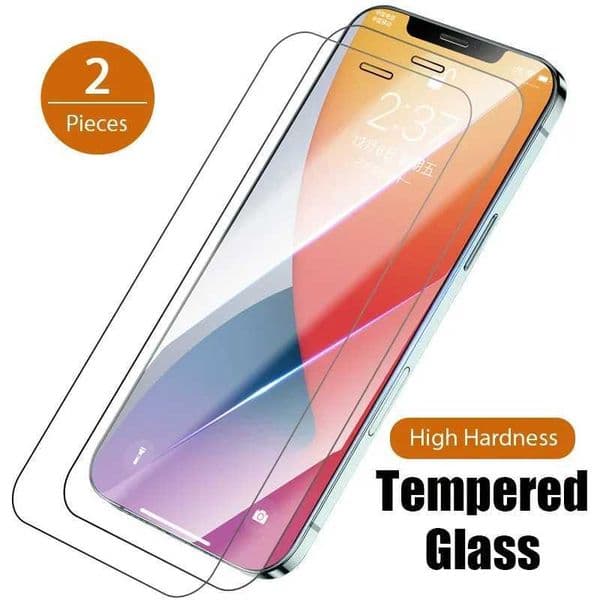 New Arrival 2PCS tempered glass suitable for iPhone 11 16 15 14 13 12 Pro Max Mini XR X XS SE2020 22 screen protector suitable for iPhone 7 8 6 6S 5 Plus T250116