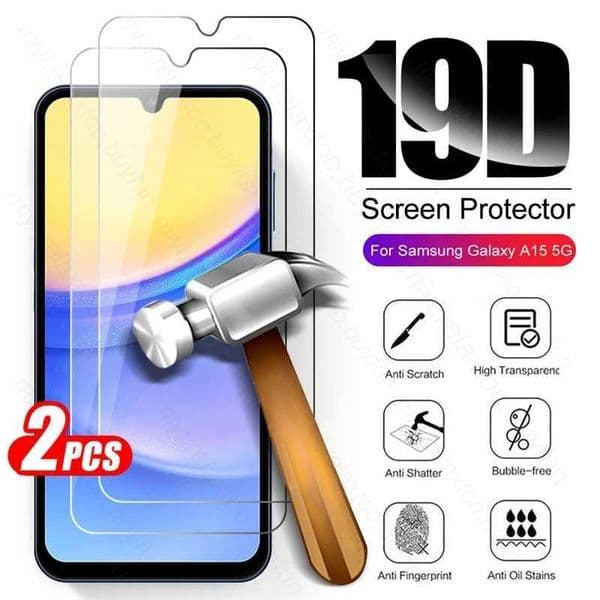 New Arrival 2PCS Tempered Glass Screen Protector For Galaxy A15 4G 5G Protect Glass Sumsung A 05 15 25 35 55 A05s A25 A35 A55 A16 5G T250116