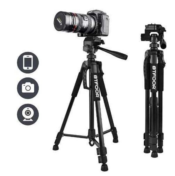 Phone Travel Self Tripod Aluminum Tall 55 140CM Stand With Quick Plates Mount Pan Head For DSLR SLR Digital Camera Z250116