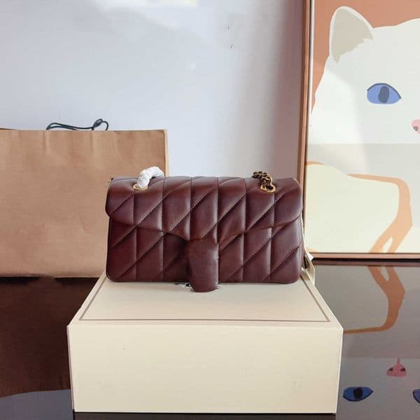 High Quality Shoulder Bag Designer Bags Fashion Womens Chain Crossbody Bags Classic Tabby 20 26 Wallet Top Luxury Genuine Leather Handbag Double Flip Purse899