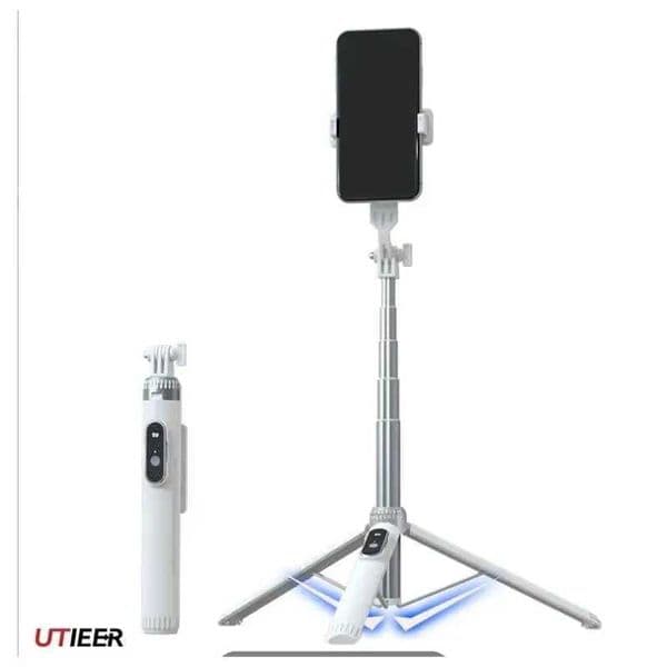 Mobile live streaming stand tripod aluminum alloy tube 1.6m selfie stick remote control Z250116