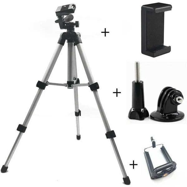 3 Section Mini Tripod Digital Camera Tripod Phone Portable Travel Smartphone Tripod for Selfie Action Camera Phone Mount Phone Z250116