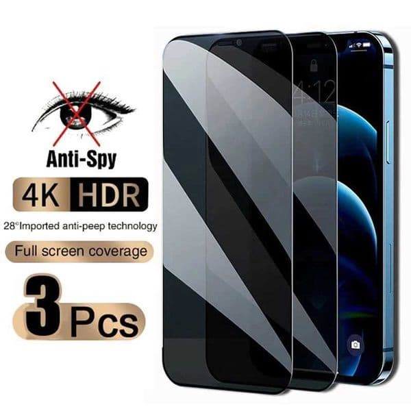 New Arrival Full cover anti spy screen protector for iPhone 11 12 13 14 PRO Max Privacy for iPhone 14 11 6 7 8 Plus XS Max XR tempered glass T250116