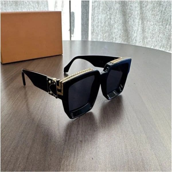 Millionaire Sunglasses M96006WN Mens fashion classic square full black Million 1165 glasses for Men womens outdoor vacation UV protection designer top quality