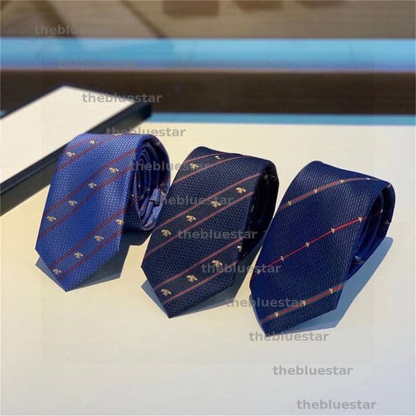 Luxury Designer Mens Letter Tie 100% Silk Necktie black blue Aldult Jacquard Party Wedding Business Woven Fashion Design Neck Ties With box CYD2501172F12