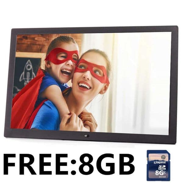 8G New 10 inch Screen LED Backlight HD 1024*600 Digital Photo Frame Electronic Album Picture Music Movie Full Function Good Gift T250118