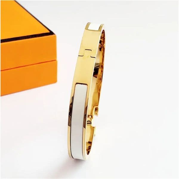 Designer bracelets h bracelet Luxury Charm Bracelets Women Pendant Jewelry 18K Gold Plated Stainless steel Wristband Cuff Fashion Accessories thumbnail 2