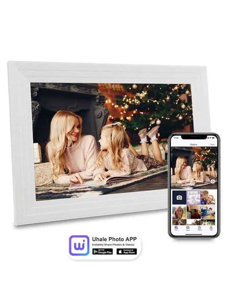 10.1-inch WiFi digital photo frame cloud digital photo frame 1280 * 800 TFT touch screen 32GB storage Share photos through application T250118
