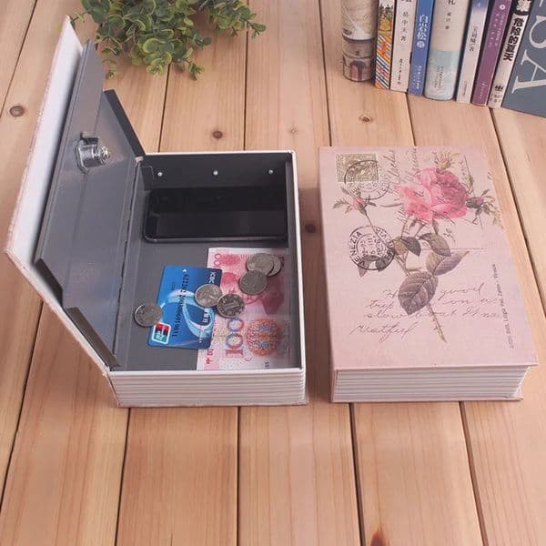Safe Box Valuables Security Dictionary Book With Lock Security Key Lock Secret Book Code Money Simulation Book Cash Safety 250114