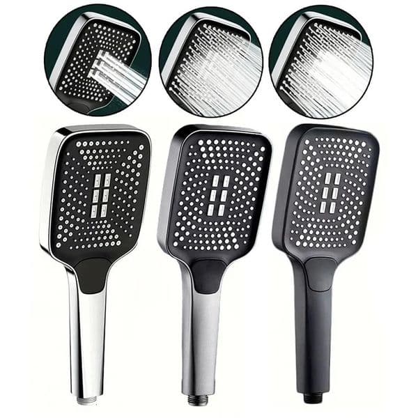 3 Mode Adjustable Shower Head Rainfall Large Flow Showerhead High Pressure Water Saving Mixer Bathroom Accessories 250107z