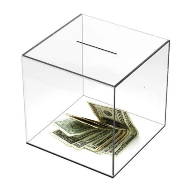 Acrylic Bank Box Unopenable Clear Bank Boys Girls Money Bank Money Boxes For Adults Glass Unbreakable Money Bank 250114