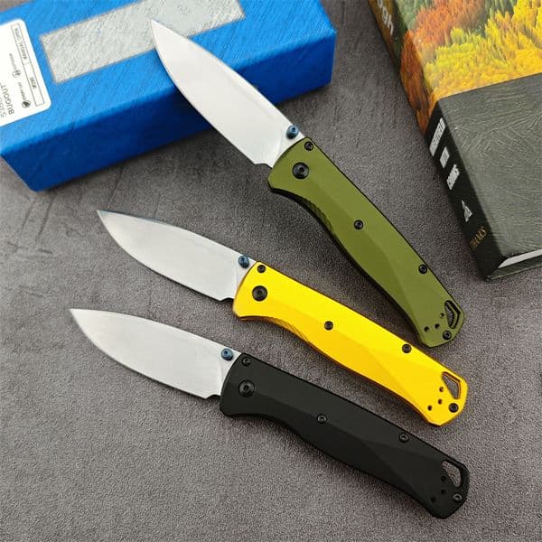 2025 Newest Mini Bugout 535 Series Pocket Folding Knife Higher Quality aluminum Handles Outdoor Tactical EDC Tool Survival Camping Knives 4170 3300 9400 15535 533