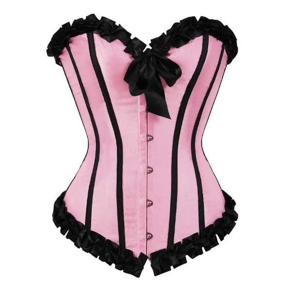 Vintage Corset Top Gothic Corset Steampunk Bustier Lace Up Corsage Bow Boned Corset Lingerie Carnival Holiday Party Club Costume W250120
