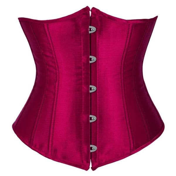 Gothic Sexy Satin Underbust Corset Top Vintage Women Burlesque Lingerie Plus Size Bustier Body Shaper Slimming Corselet Belt W250120