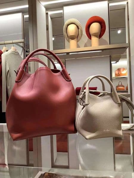 Brand women's handbag luxury designer new cowhide solid color drawstring shoulder crossbody bag