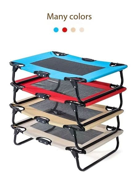 2026 New All Season Universal Pet Marching Bed Foldable Moisture Proof Elevated Bed No Installation Breathable Sleeping Bed For Small Dogs Cats Teddy