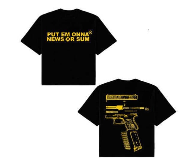 T Shirt Mens Haruku Hip Hop NEWS OR SUM