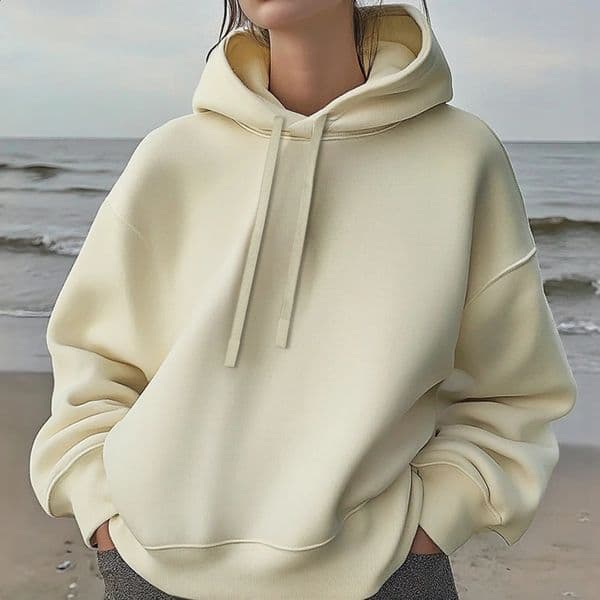 Mia Muse Womens Sweatshirts Autumn Winter Casual Basics Drawstring Hoodie Long Sleeve Daily Sweatshirts 250113