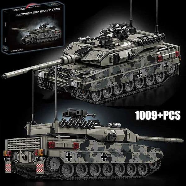 2026 New cologne New Military Ww2 MOC 1009Pcs Leopard 2A7 Army Main Battle perfume Tank Soldiers Figures Building Blocks Bricks Set For Children Boys Gifts Desi