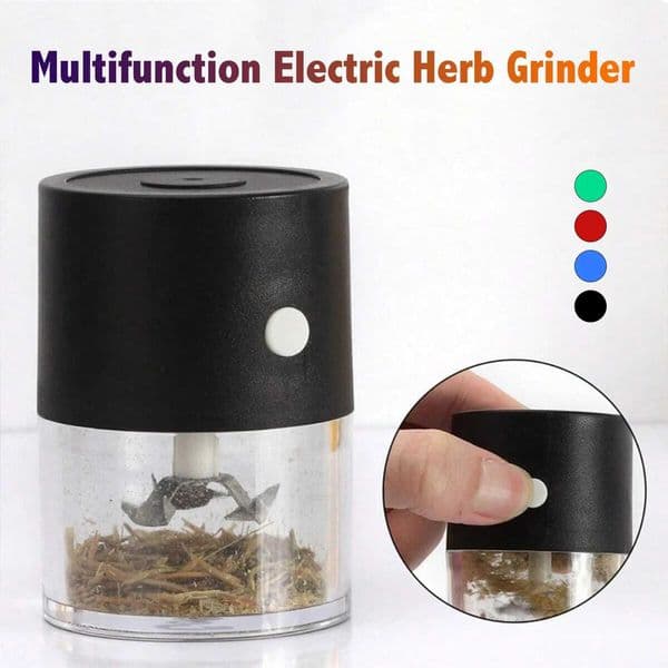 ltifunction Electric Herb Grinder Tobacco Crusher USB Charging Grass Grinders Smoking Accessories Household Kitchen Tools W250121
