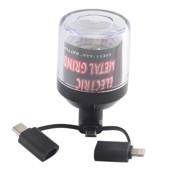 Mobile Phone Electric Herb Grinder Smoke Crusher Tobacco Herb Mills Spice Grinder Aluminum Smoking Accessories Tobacco Grinder W250121