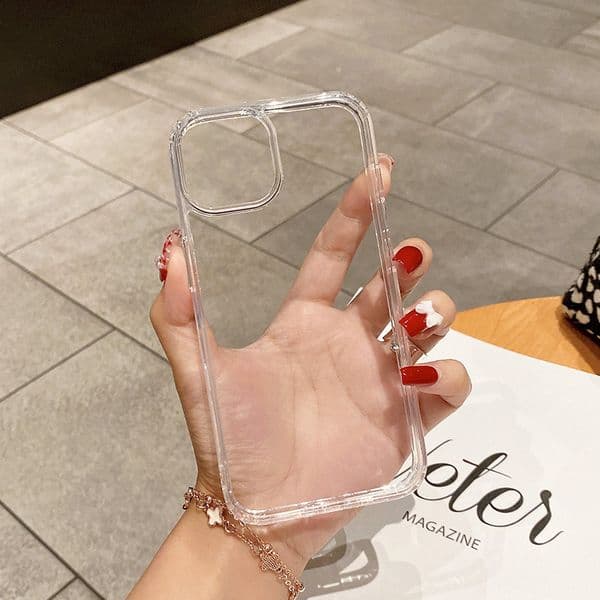 Case Phone Shockproof 17Air 17 16E 16 15 14 Plus 13 12 mini 11 Pro Max 7 8 Plus Clear Acrylic Hard CaseTPU Side Cellphone Back Cover Cases Z260604