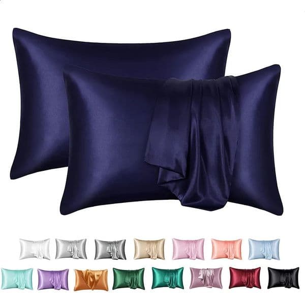 High end silk pillowcase soft and comfortable smooth satin pillowcase solid pillowcase extra large pillowcase 250118