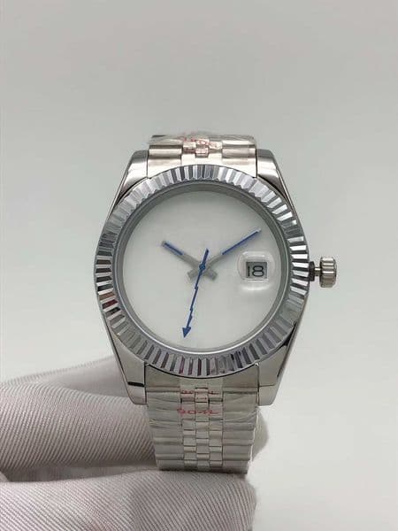 40mm New Fashion Designer Mens Watches Automatic Mechanical Smooth Bezel Stainless Steel Strap Wristwatches Red Green Blue Arab font Wristwatches Man Watch Gifts