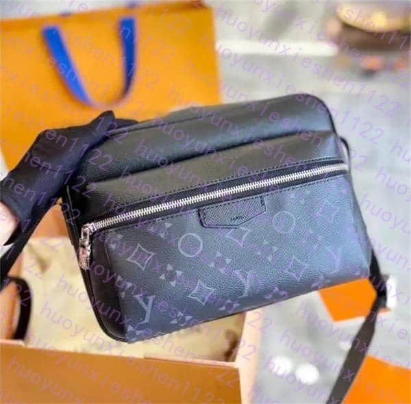 Mens trio outdoor sports Messenger Shoulder bag Womens Cowhide louvis crossbody tote bags wallet handbags mini pochette designer clutch Bags