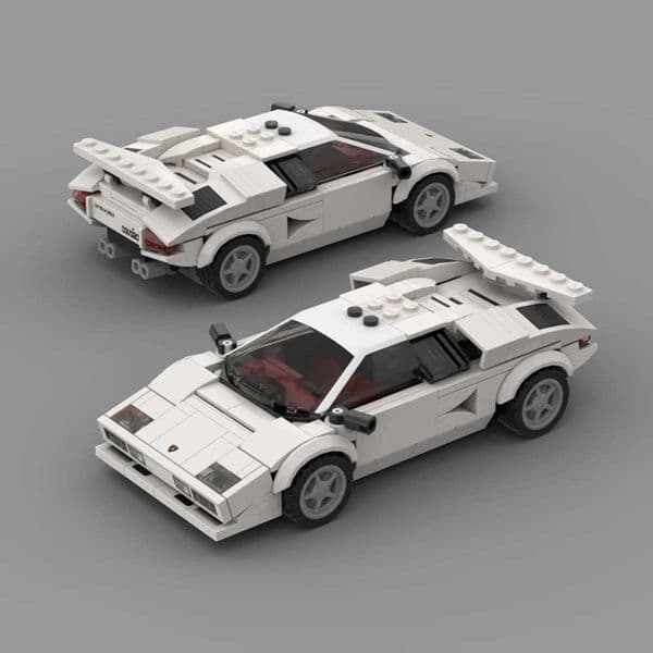 260PCS MOC Speed Champion Famous Sports Car Ci Car Model Building Blocks Technology Racing Creative DIY Childrens Toy Gift Z250122