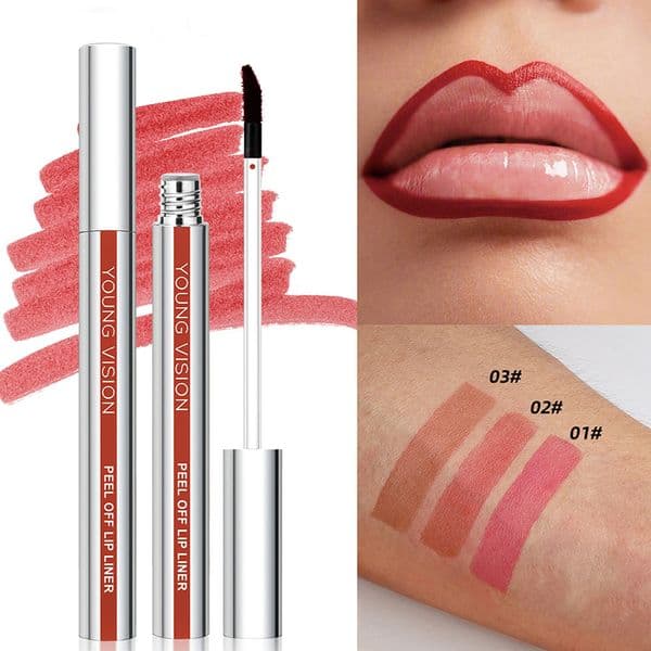Designer Lipstick Good Quality Stain lip plump Tint Peel Long Lasting Waterproof Natural Nude Peel-Off Liner Pen Mask Lip Dye Tear Off Lipstick Makeup Lip Bal