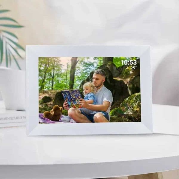 Latest 10 Inch Digital Calendar Touch Screen Frame Model HD Display Instantly Share Photos and Videos M250120