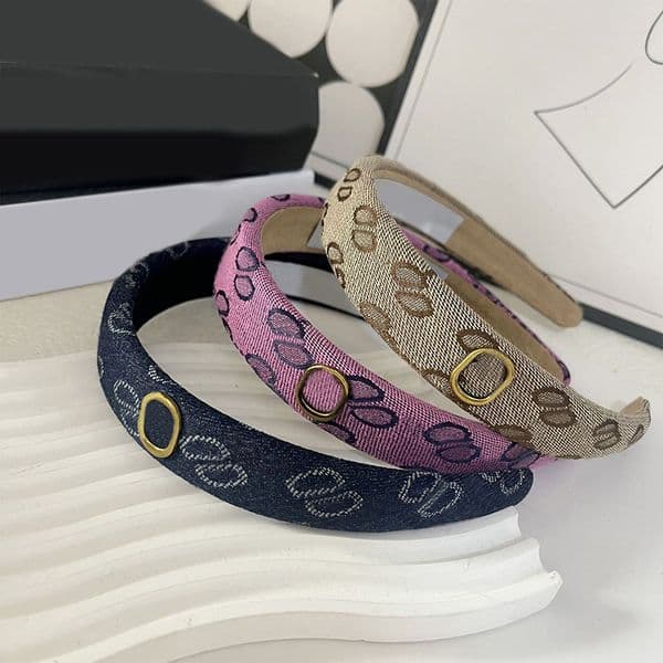 Vintage Designer Headband letter Women Jewelry Brand Letter Headbands Fashion Girls Hairband luxury Headwear Hair Accessories