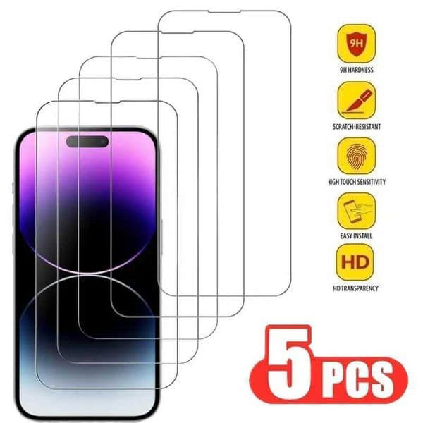 Tempered Glass for iPhone 14 Pro 15 16 13 12 11 pro max screen protector for iphone 15 pro mica for iphone 13 14 for glass film M250120