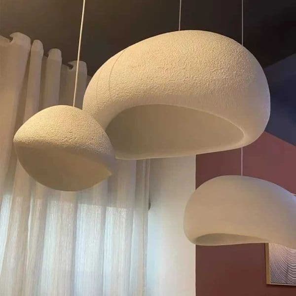 Nordic Wabi Sabi Pendant Lights Living Room Bedroom Chandeliers Lighting Home Decor Loft Lustre Salon Led Hanging Lamps Fixtures Z250120