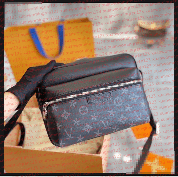 Mens trio outdoor sports Messenger Shoulder Womens flap cross bodys Hobo tote Evening bag Designer Genuine leather