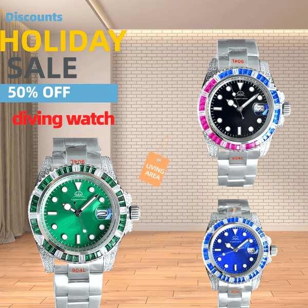 U1 Men's Automatic Mechanical Ceramic Watch - Stainless Steel Case with Sapphire Crystal & Luminous Dial (41mm)