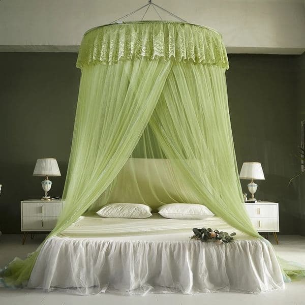 Home And Garden Ceiling Mosquito Net Free Installation Adult Child Encrypted Double Bed Mosquito Nets 1.5diameter Canopy Bed 250115BJ