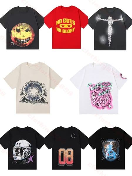 men shirts mens designer t shirt high quality lettering graffiti pattern clothing summer cotton loose mens and womens vintage wash short sleeve shirts US size S-XL