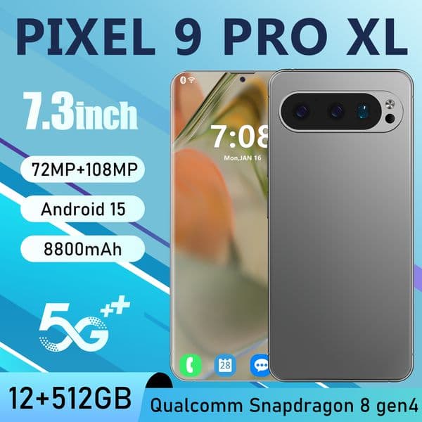 High-performance Pixel 9 Pro XL Android smartphone - 6.8 incell display