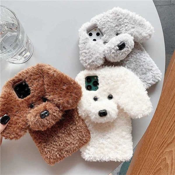 Teddy Pet Dog Phone Case For Galaxy S24 Ultra S23 FE Plus A13 A14 A15 A23 A24 A25 A33 A34 A35 A53 A73 A54 A55 Toy Cover Z250122