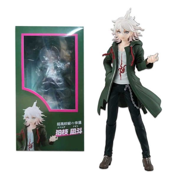 2026 New 20Cm Danganronpa Nagito Komaeda PVC Action Anime Model Toys Figure Collection Doll Gift Trigger Happy Havoc Toy Free Shipping E