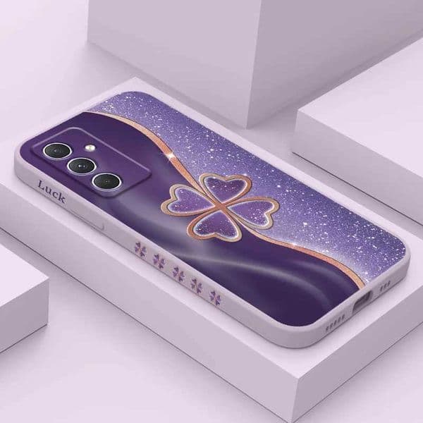 Lucky Grass Case For Galaxy A16 A06 A54 A34 A24 A14 A55 A35 A25 A15 A05 A05S A04 A04S A04E 4G 5G Cover Z250122