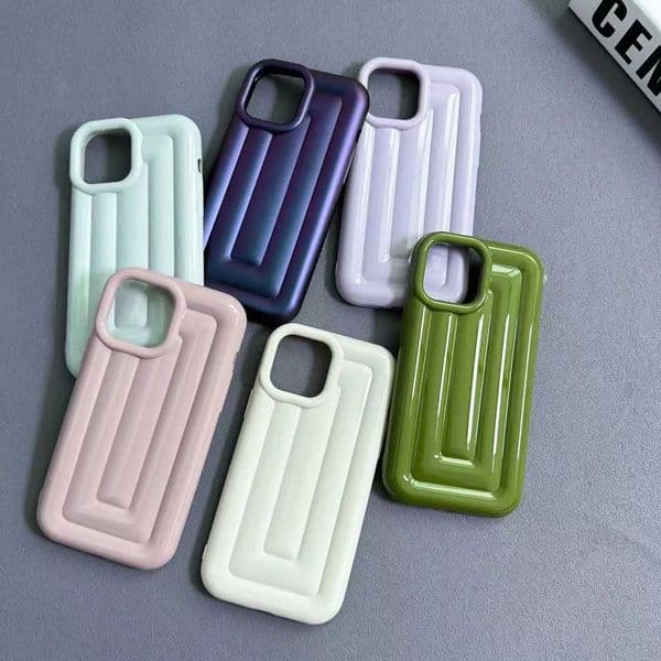 Retro luggage trunk art Glossy Phone Case For iPhone 14 13 12 11 Pro Max 14 Plus Case Cute Luxury Shockproof Soft Shell Cover Z250122