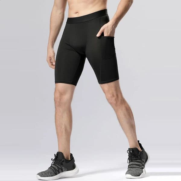 Mens Casual Running Shorts Quick Dry Gym Basketball Elastic Sport Crossfit Training Exercise Sportswear 250122BANJIA