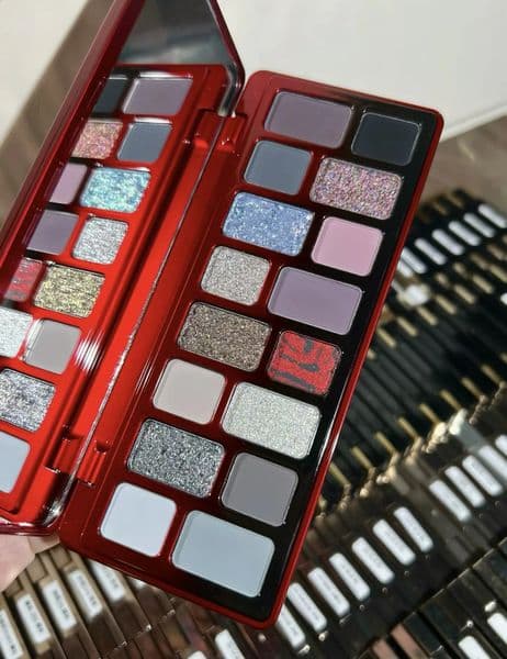 Qianyan 16 Color 24 Color Eye Shadow Palette Black Red Pink Blue Cowherd SequinsSmoky Matte Eyeshadow Makeup Palette 250121
